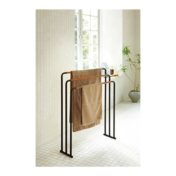 Čierny stojan na uteráky YAMAZAKI Plane-image-2