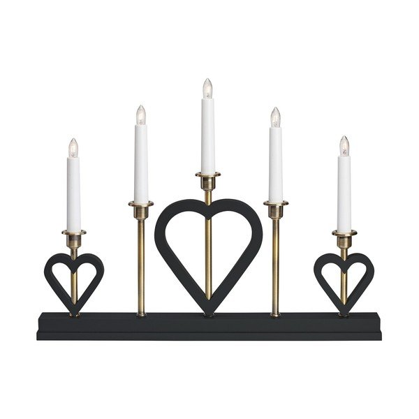 Čierna vianočná svetelná dekorácia Melissa – Markslöjd