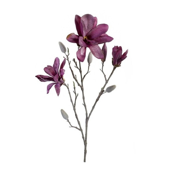 Umelý kvet Magnólia, fialová