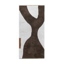 Bielo-hnedý prateľný bavlnený behúň 70x150 cm Figura – Mette Ditmer Denmark