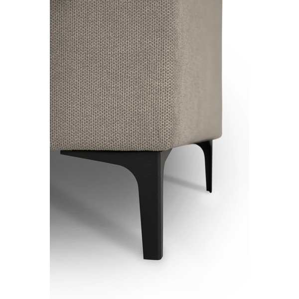 Svetlohnedá ženilková rohová pohovka (pravý roh/do tvaru "U") Fabian – Scandic-image-4