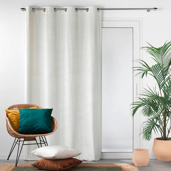 Krémový zamatový záves 140x240 cm Analia – douceur d'intérieur-image-3