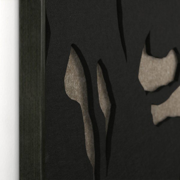 3D obraz s rámom/akustický 90x120 cm Silent Shadows 1 – Malerifabrikken-image-3
