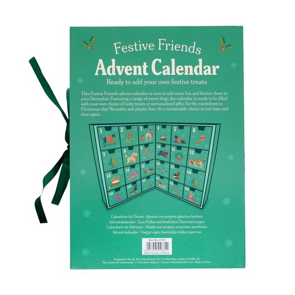 Adventný kalendár 37,5 cm Festive Friends – Rex London-image-4