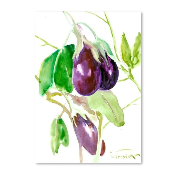 Autorský plagát Eggplants od Surena Nersisyana, 42 x 30 cm