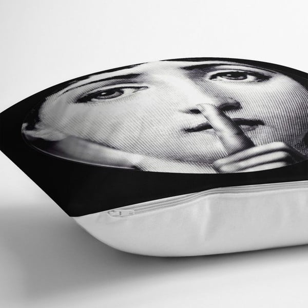 Obliečka na vankúš Minimalist Cushion Covers BW Smia, 45 x 45 cm-image-1