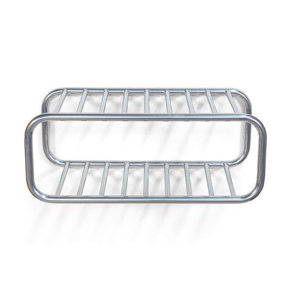 Kovová závesná skrinka na topánky v striebornej farbe 72x28x35 cm Retro – Spinder Design-image-2