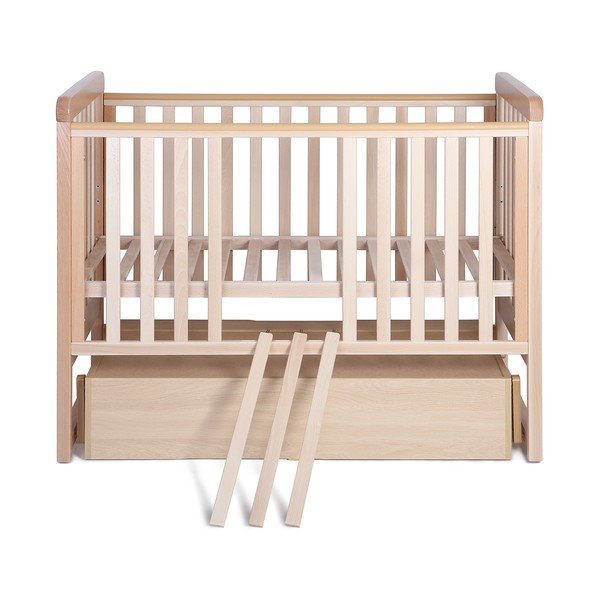 Detská húpacia postieľka z bukového dreva YappyKids Move, 60 x 120 cm-image-3