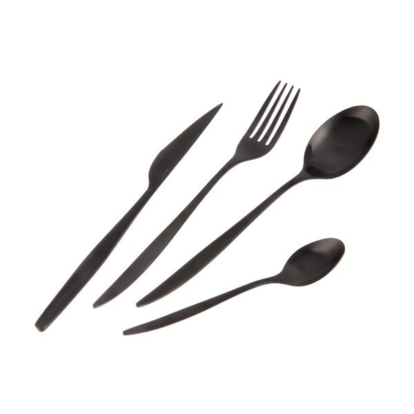 Čierny antikoro príbor 24 ks – Orion