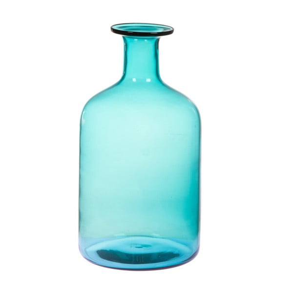 Tyrkysová sklenená váza Santiago Pons Martigues