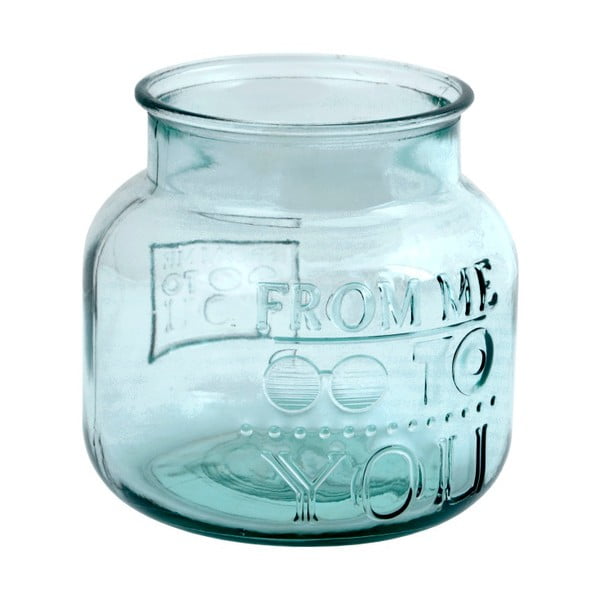Váza/pohár z recyklovaného skla Ego Dekor For You, výška 19 cm