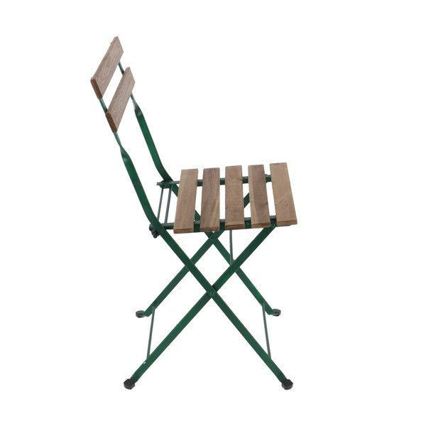 Zeleno-béžová kovová záhradná stolička - Esschert Design-image-2