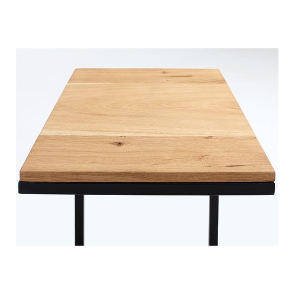 Odkladací stolík s čiernou konštrukciou CustomForm Lupe-image-4