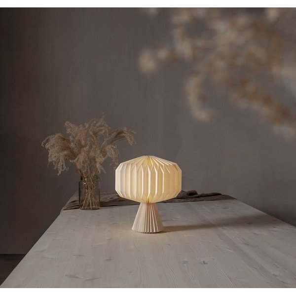 Krémovobiele tienidlo ø 30 cm Honeycomb – Star Trading-image-3