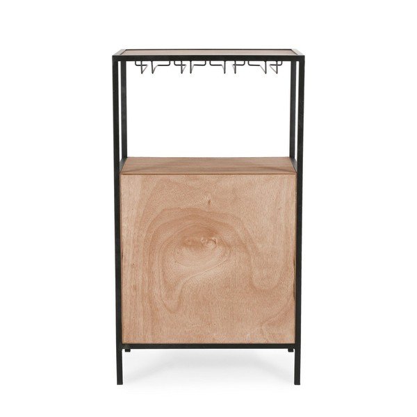 Vinotéka v prírodnej farbe počet fliaš 12, 51x91x30 cm Isaac – Yes Everyday-image-4