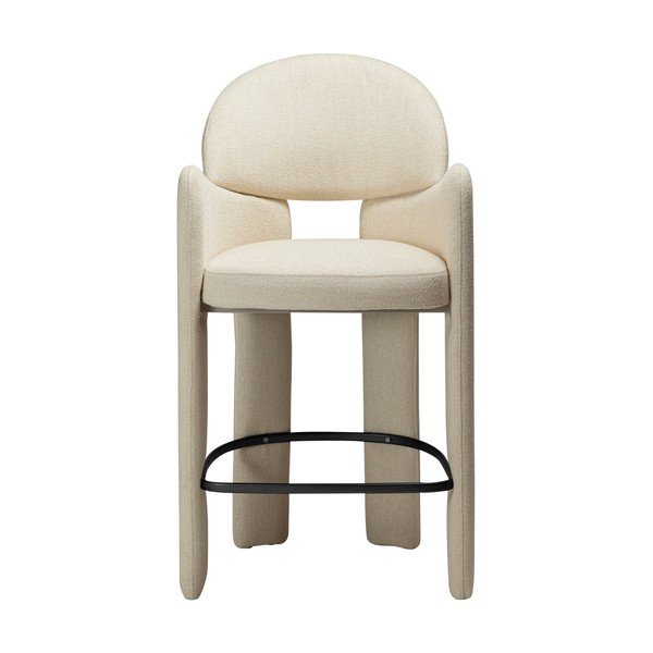 Béžová barová stolička (výška sedadla 68,5 cm) Aole – DAN-FORM Denmark-image-2