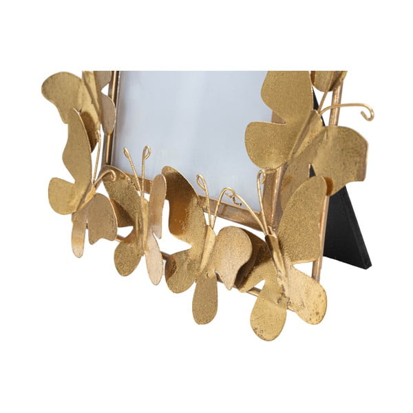 Kovový stojací rámček v zlatej farbe 28x30,5 cm Butterfly – Mauro Ferretti-image-3