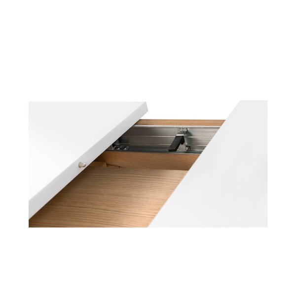 Biely rozkladací jedálenský stôl TemaHome Niche-image-4