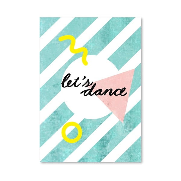 Plagát Lets Dance, 30x42 cm