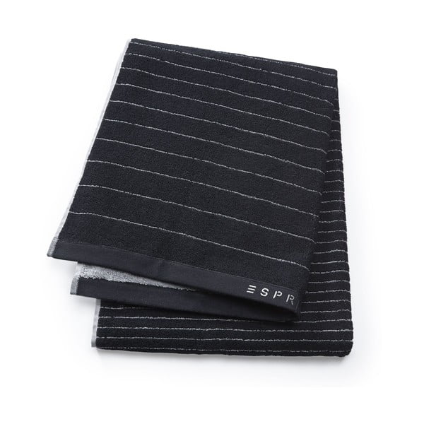 Čierny uterák Esprit Grade, 30 x 50 cm

