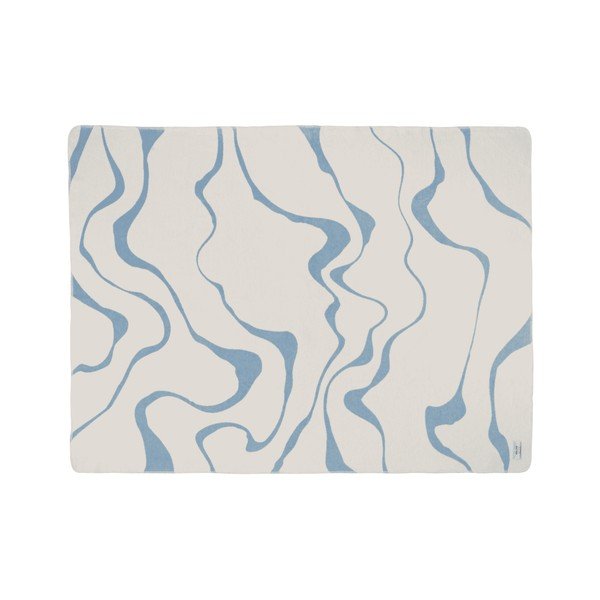 Modrá/krémovobiela deka 150x200 cm Felu – noo.ma-image-3