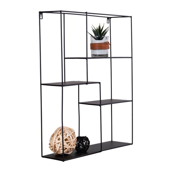 Čierna poschodová kovová polica Mons - House Nordic-image-3