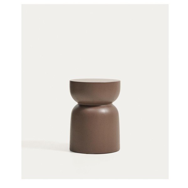 Betónový okrúhly záhradný stolík ø 32 cm Garbet – Kave Home