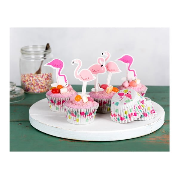 Set na zdobenie cupcakes Rex London Flamingo Bay-image-2