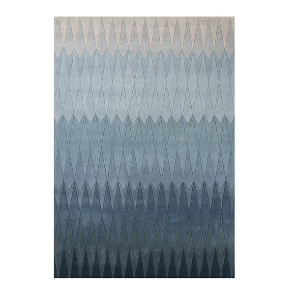 Vlnený koberec Linie Design Acacia Blue, 170 x 240 cm