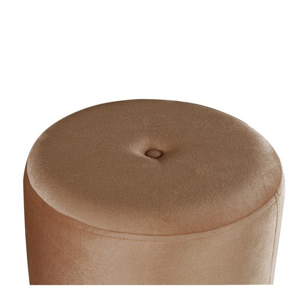 Hnedý puf JohnsonStyle Ellen Magic Velvet, ⌀ 40 cm-image-2