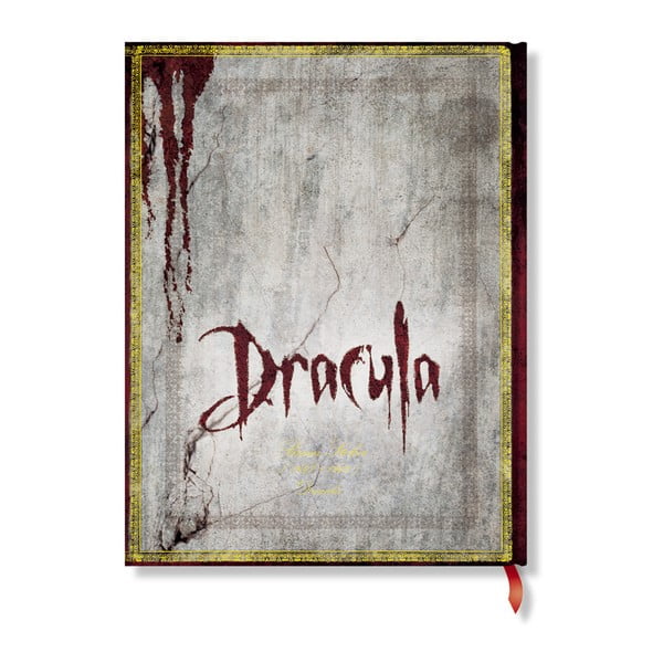 Zápisník s tvrdou väzbou Paperblanks Dracula, 18 x 23 cm