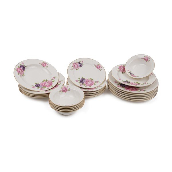 24-dielna sada porcelánového riadu Summer-image-2