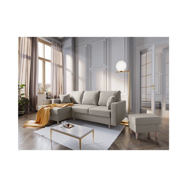 Béžový puf Mazzini Sofas Aubrieta, 60 × 45 cm-image-4