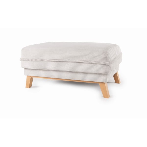 Béžová menčestrová podnožka Tori – Bonami Selection-image-2