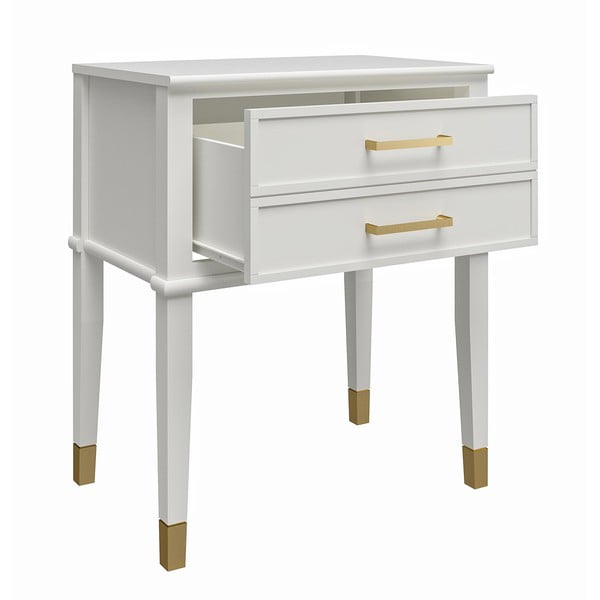 Biely nočný stolík Westerleigh – CosmoLiving by Cosmopolitan-image-3