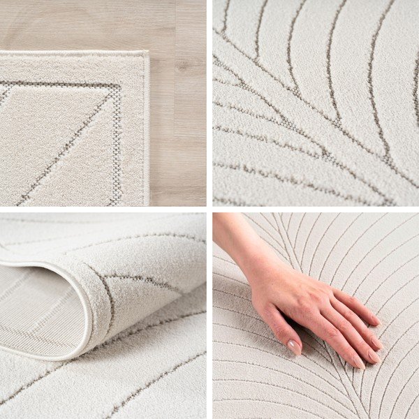 Krémovobiely vnútorný a vonkajší koberec 80x150 cm Nova 1204 – Ayyildiz Carpets-image-2