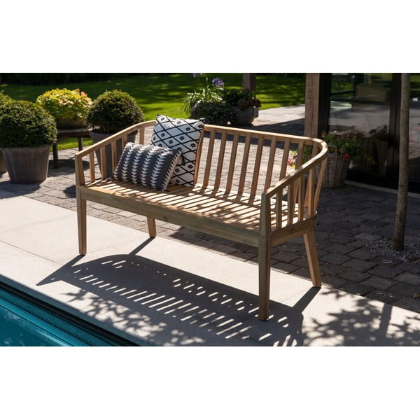 Záhradná lavica z akátového dreva Exotan Lilly, dĺžka 150 cm-image-2