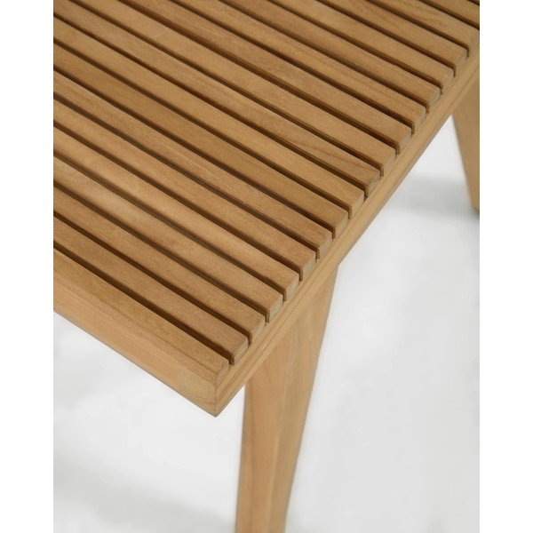 Stolička z teakového dreva v prírodnej farbe Vicentina – Kave Home-image-4