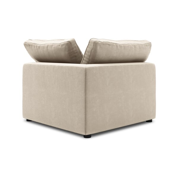 Béžová obojstranná rohová časť modulárnej menčestrovej pohovky Windsor & Co Sofas Galaxy-image-2