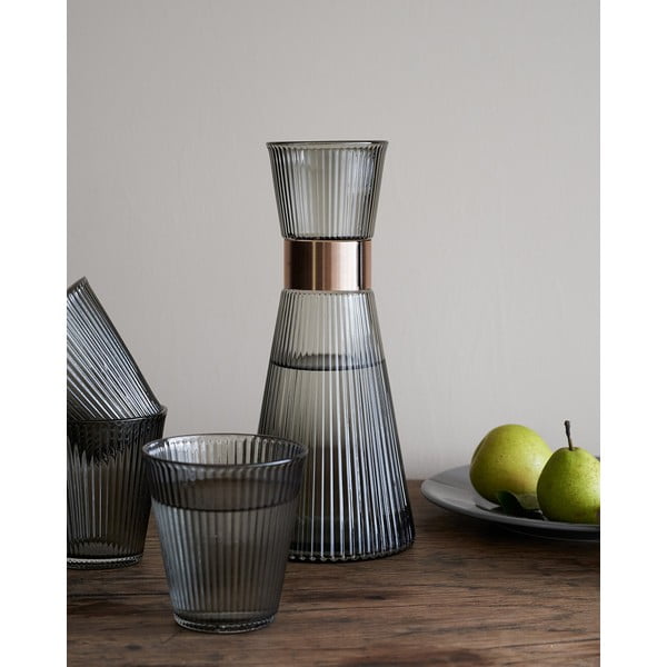 Sivá sklenená karafa 1 l Grand Cru Nouveau – Rosendahl-image-1