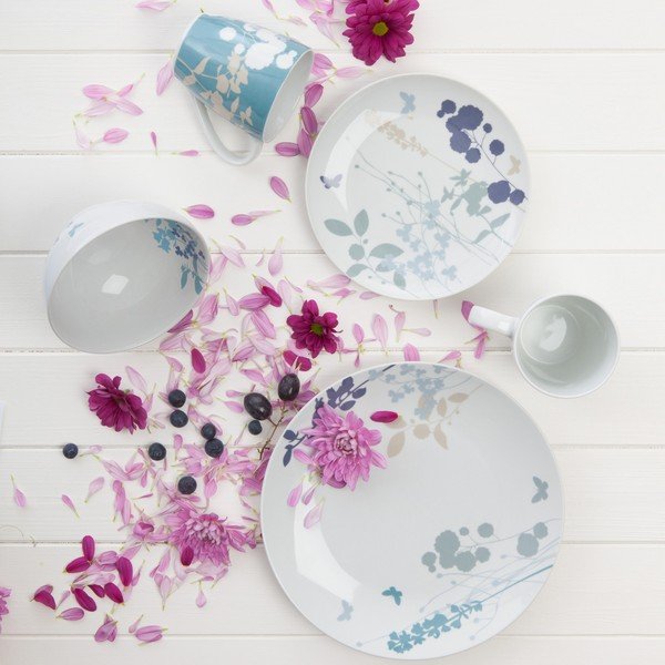 Sada 4 porcelánových hrnčekov Meadow-image-1