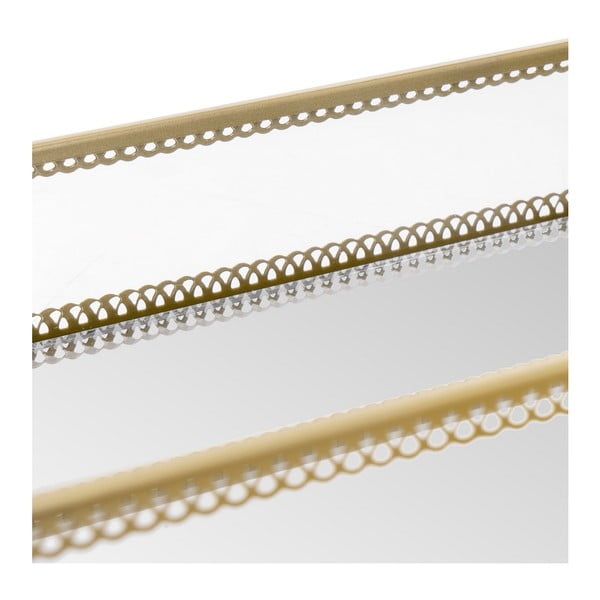 Kovové dekoračné tácky v súprave 2 ks 14x24 cm – Casa Selección-image-2