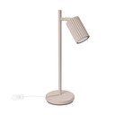 Taupe kovová stolová lampa (výška  43 cm) Gleam – Sollux