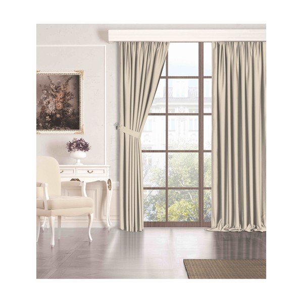 Béžový dimout záves 150x260 cm – Mila Home-image-2