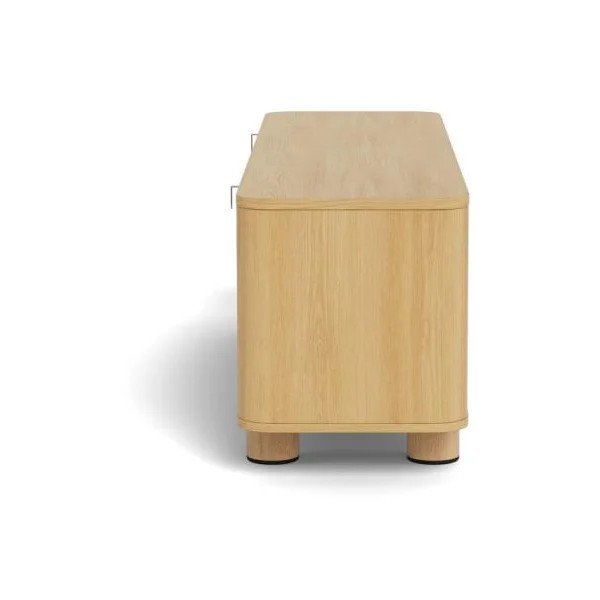 TV stolík v dekore duba v prírodnej farbe 160x50x40 cm Atmore – Actona-image-4