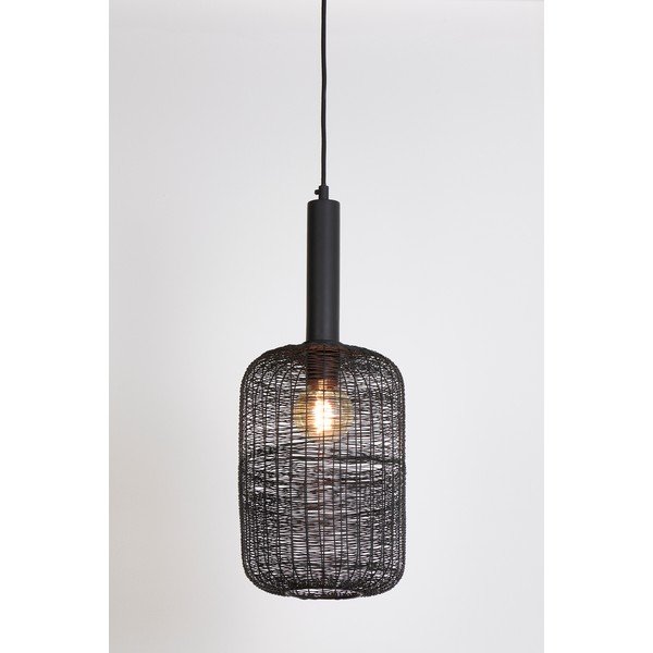 Čierne stropné svietidlo ø 22 cm Lekang - Light & Living-image-1