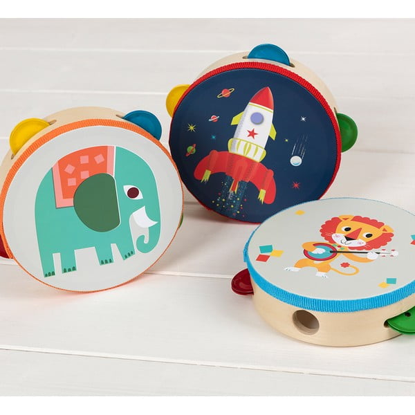 Hudobná hračka Tambourine Animal Band – Rex London-image-2