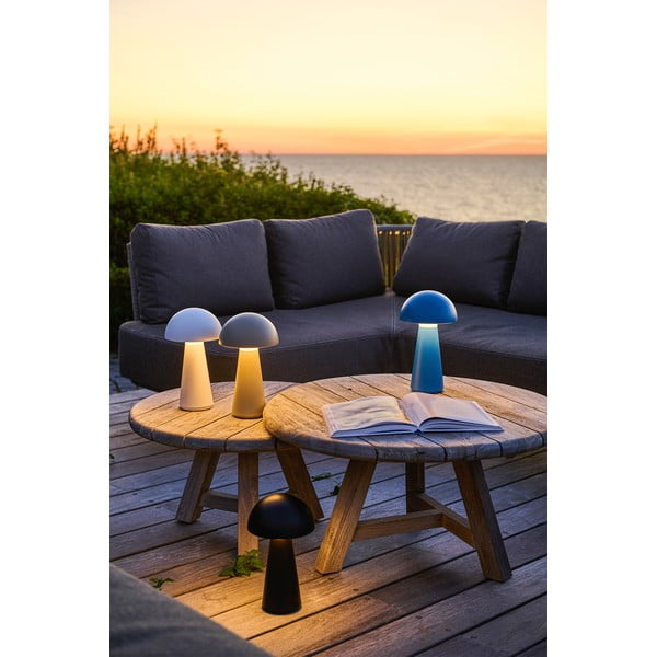 Biela vonkajšia stolová lampa na USB Sam - Sirius-image-3