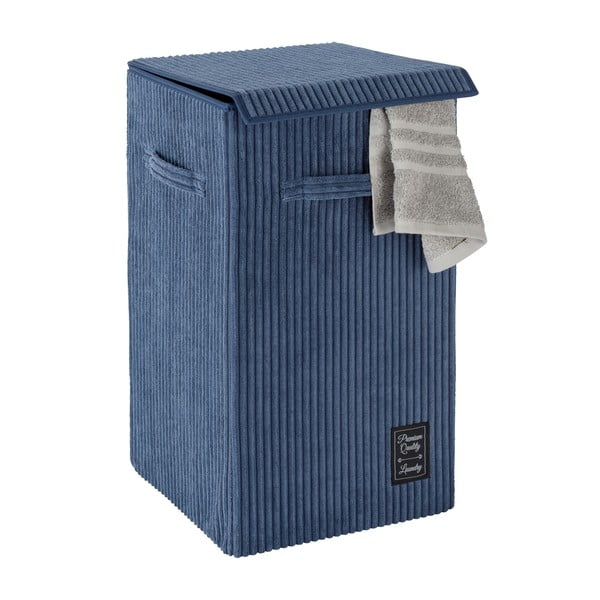 Modrý kôš na bielizeň Wenko Cora, objem 63 l-image-2