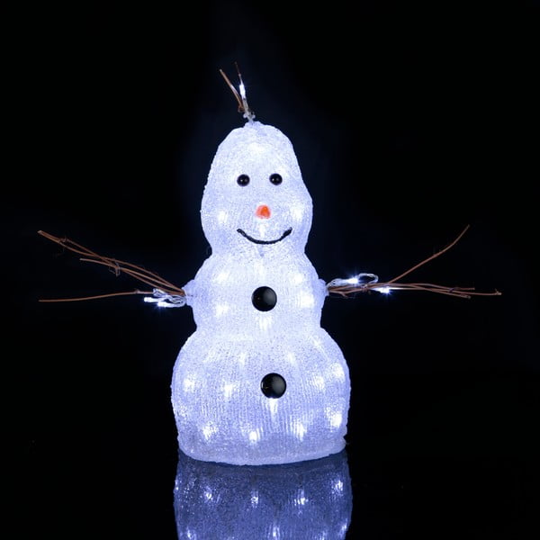 Svietiaca dekorácia  Snowman, výška 38 cm